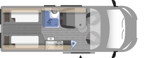 Grundriss Spirit 600