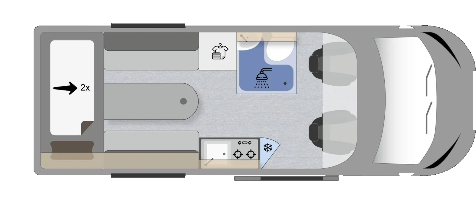 Grundriss Duo 600