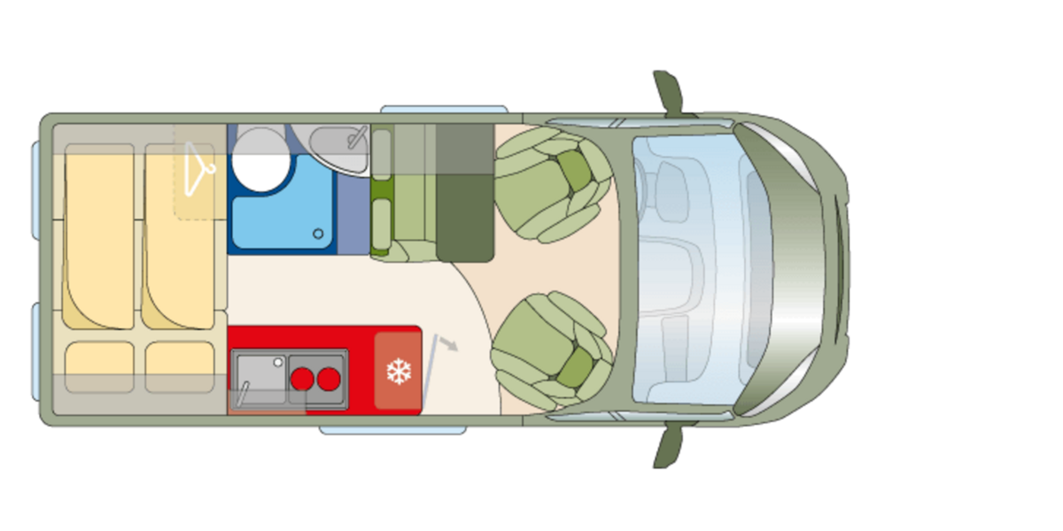 Grundriss Roadcar 540
