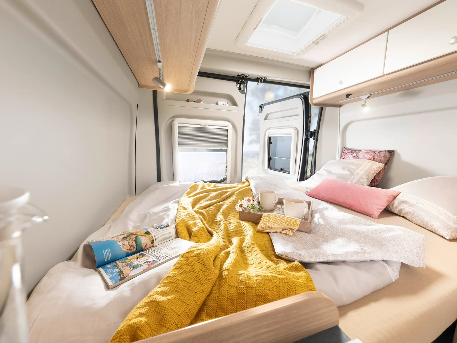 Querbett im Heck des Roadcar 540