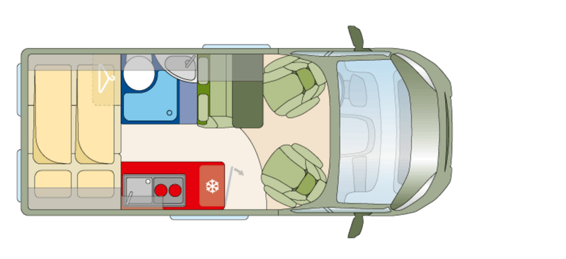 Grundriss Roadcar 540