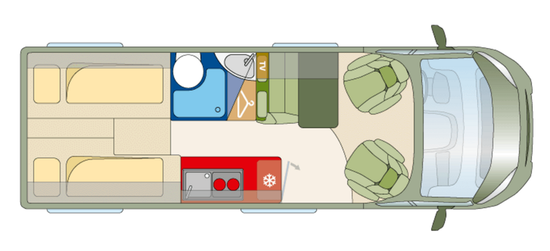 Grundriss Roadcar 640